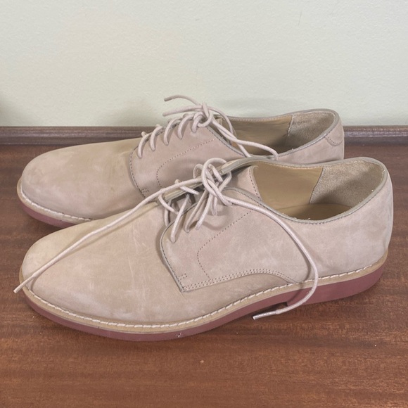 Brooks Brothers 8 D Classic Tan Bucks Oxford Shoes - Picture 6 of 10